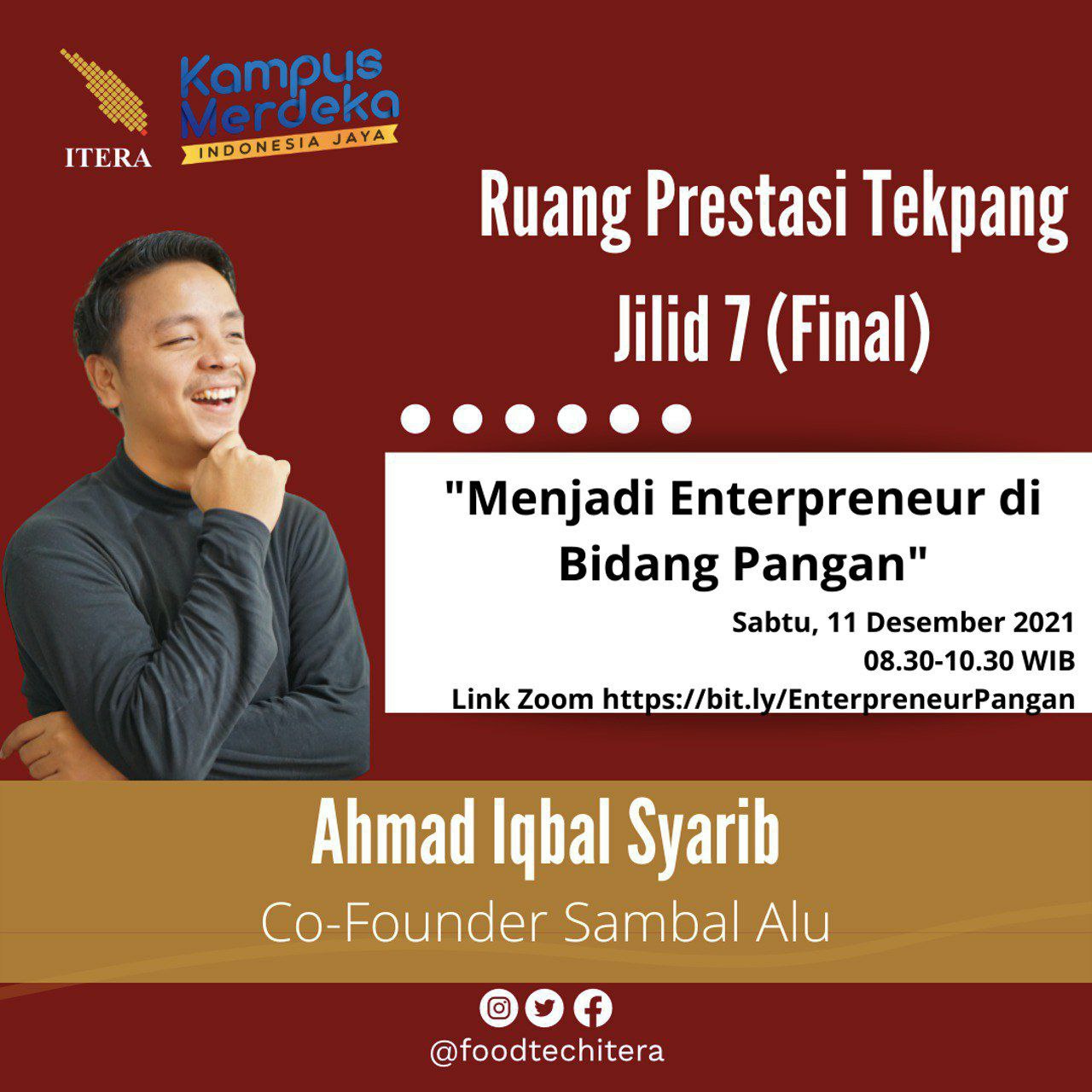Read more about the article Ruang Prestasi: Menjadi Enterpreneur di Bidang Pangan
