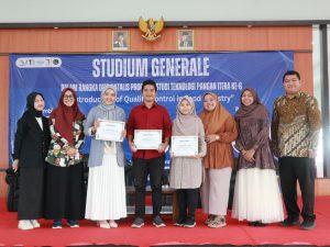 Read more about the article Prodi Teknologi Pangan Adakan Studium Generale dengan Menghadirkan Alumni yang Bertemakan “Introduction of Quality Control in Food Industry”