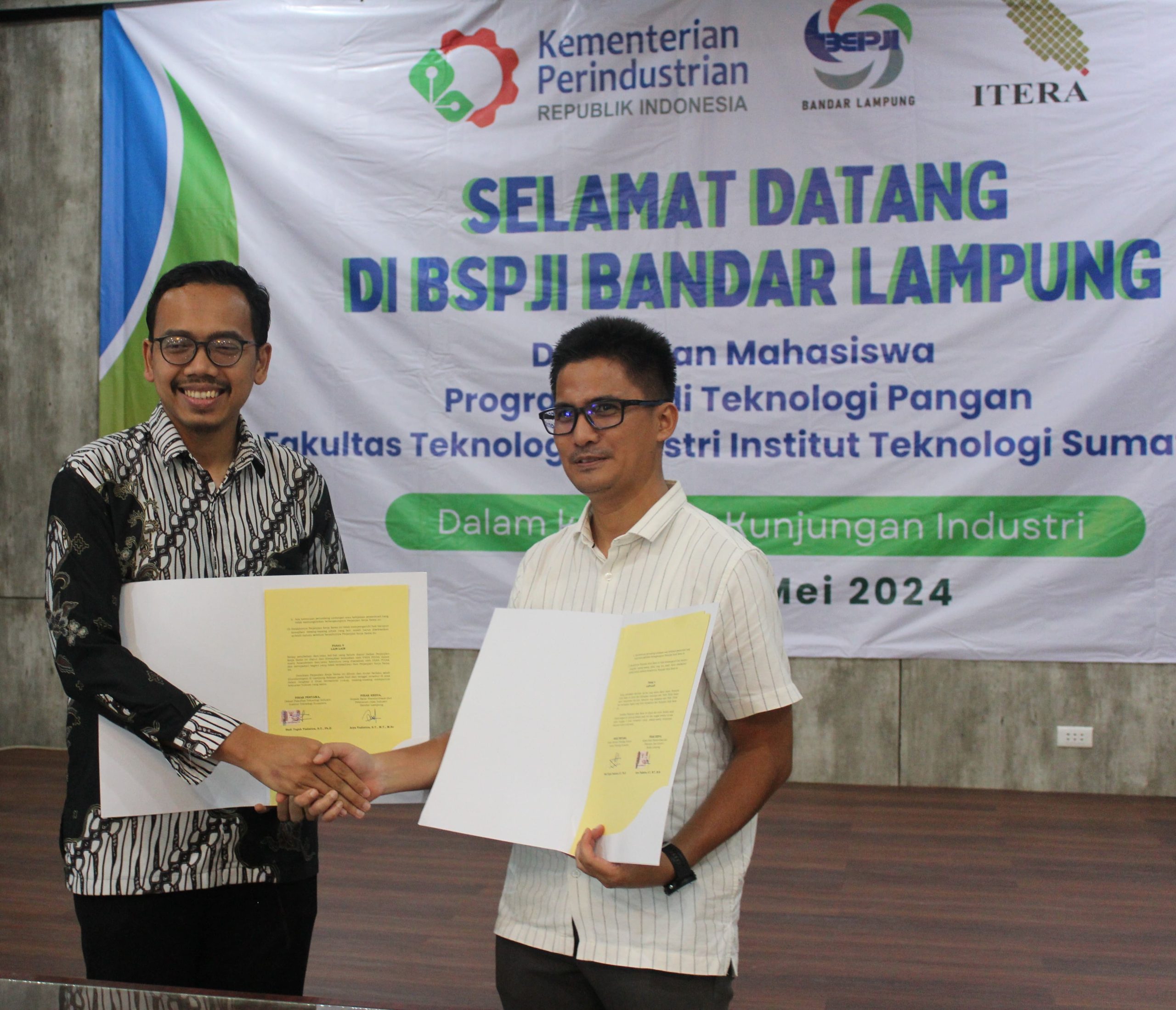 Read more about the article Prodi Teknologi Pangan Sepakati Kerjasama Tri Dharma dengan BSPJI (Balai Standardisasi dan Pelayanan Jasa Industri) Bandar Lampung