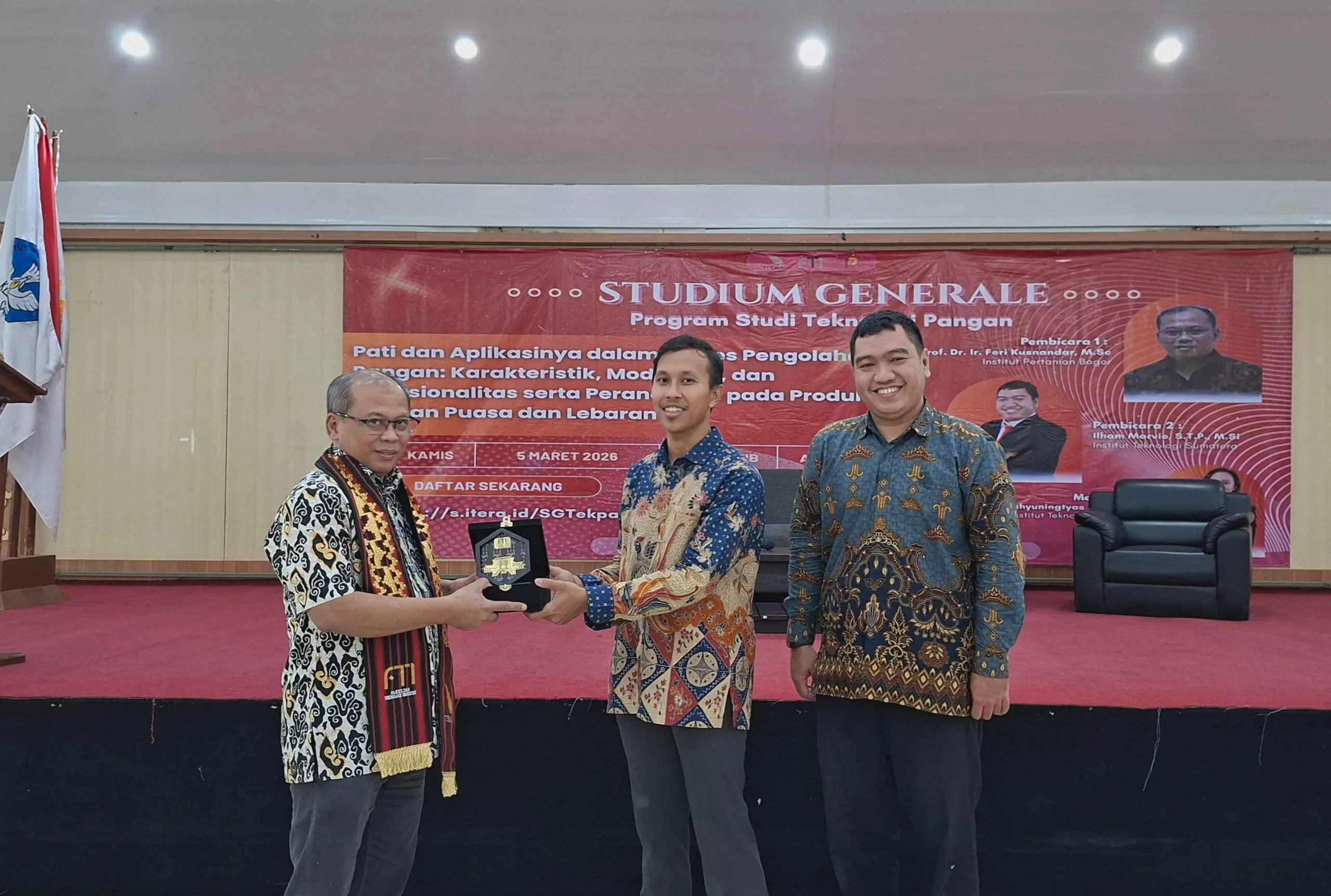 Read more about the article Program Studi Teknologi Pangan ITERA Gelar Studium Generale: Membahas Peran Pati dalam Hidangan Lebaran